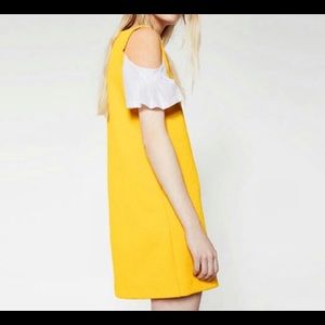 Zara spring dress cold shoulder NWT Sz Med